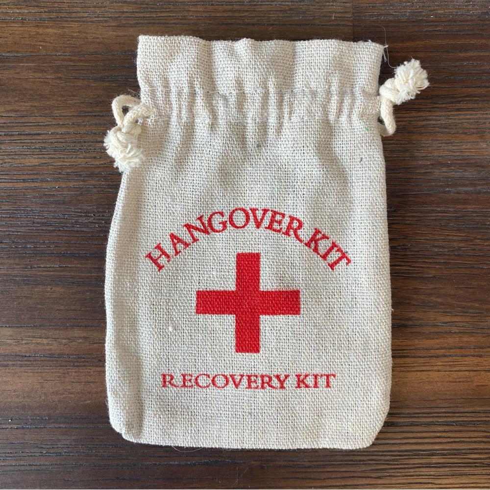 (7) Party Favor Bags - Hangover Kit / Recovery Kit - Bundle of 7